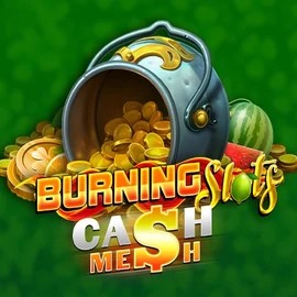 Burning Slots Cash Mesh slot logo by BF Games at Zumospin Casino