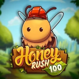 Honey Rush 100 online game logo by Play'n GO on zumospincasinos.com